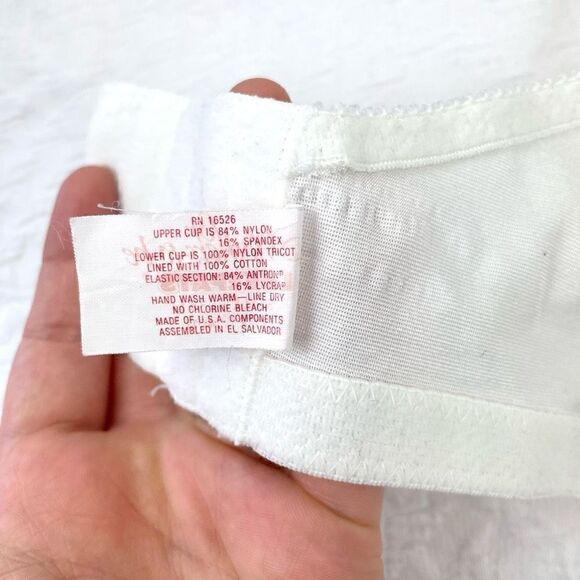 BUY 1 GET 1 FREE nursing bra cream white love pats for mothers to be size 40d st - Picture 7 of 10